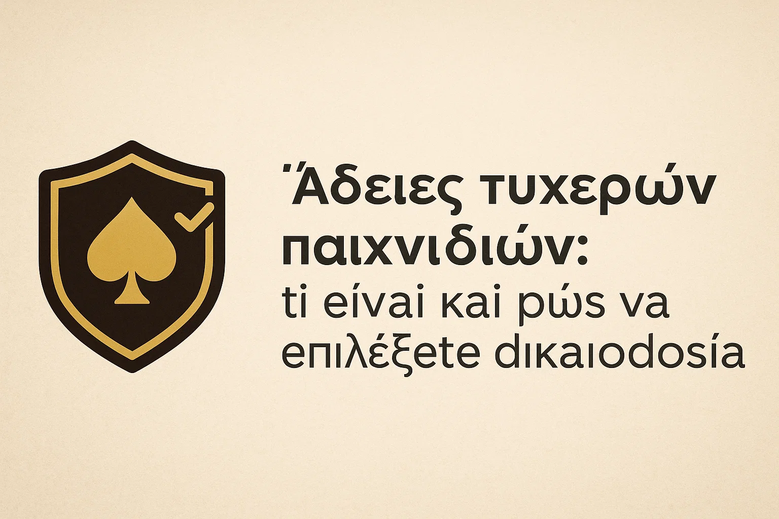 Άδειες τυχερών παιχνιδιών: τι είναι και πώς να επιλέξετε δικαιοδοσία